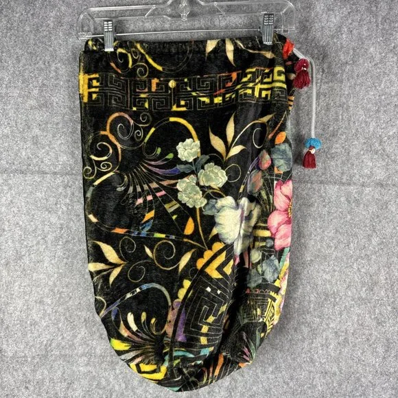 Johnny Was Floral Cozy Fleece Blanket Bag Only Shoulder Tote (No Blanket) - Picture 2 of 3